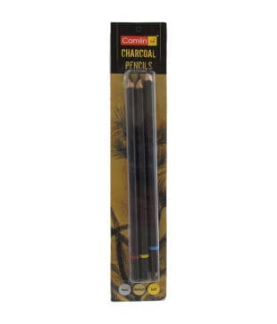 Camel Charcoal Pencil S,M,H Set 3 | Reliance Fine Art |Charcoal & Graphite