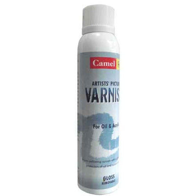 Camel Picture Varnish Spray 200 ML | Reliance Fine Art |Acrylic Mediums & Varnishes