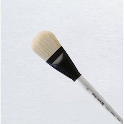 Daler Rowney Graduate XL Natural White Bristle Filbert Brush Size 50 (212369050) | Reliance Fine Art |Wash Brushes
