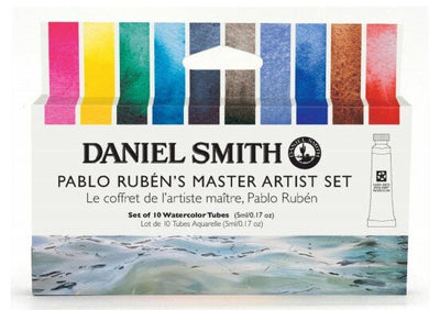 Daniel Smith Pablo Ruben`s Master Artist Set of 10 Watercolor Tubes (5 ML) | Reliance Fine Art |Paint SetsWatercolor Paint Sets