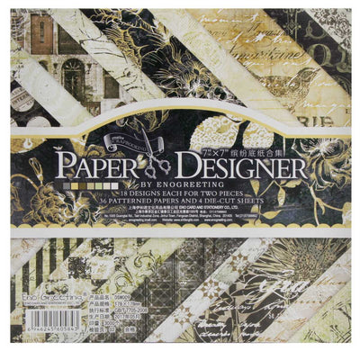 Designer Paper Pack 7x7 Retro Series (DSM009) | Reliance Fine Art |A4 & A5Paper PacksPaper Packs A3