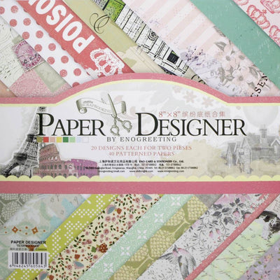 Designer Paper Pack 8x8 Remini Scence (DSM004) | Reliance Fine Art |A4 & A5Paper PacksPaper Packs A3