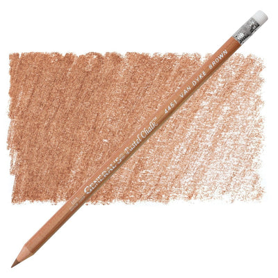 General`s Pastel Chalk Pencil Van Dyke Brown Single (L-4451) | Reliance Fine Art |Individual Charcoal & Graphite Pencils