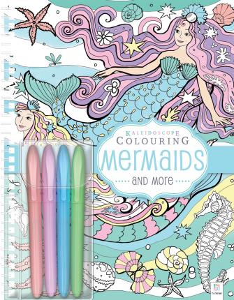 Kaleidoscope Colouring Pastel Markers: Mermaids (spiralbound) | Reliance Fine Art |