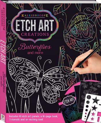 Kaleidoscope Etch Art Creations: Butterflies and More Paperback | Reliance Fine Art |