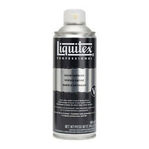 Liquitex Satin Varnish Spray 400ML | Reliance Fine Art |Acrylic Mediums & VarnishesOil Mediums & Varnish