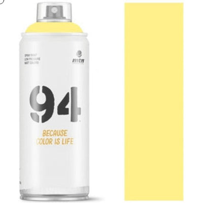MTN 94 Spray Paint Party Yellow 400ml | Reliance Fine Art |Spray Paint