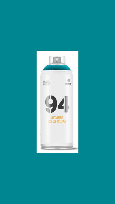 MTN 94 Spray Paint Turquoise 400ml | Reliance Fine Art |Spray Paint