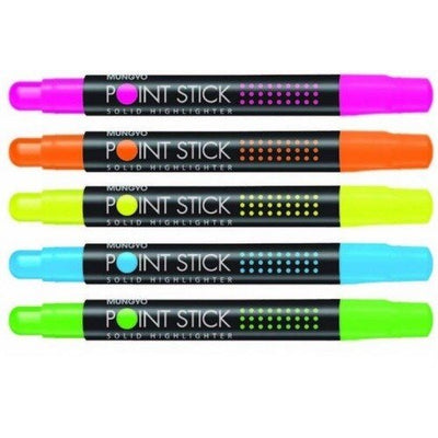 Mungyo Point Stick Highlighter Set of 5 Colours | Reliance Fine Art |Calligraphy & Lettering