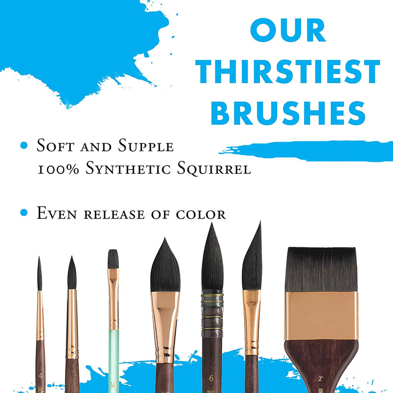 PRINCETON NEPTUNE SH AQUARELLE BRUSH Size 3/4 INCH SYNTHETIC SQUIRREL HAIR (P4750AQ075) | Reliance Fine Art |Princeton Neptune BrushesWatercolour Brushes