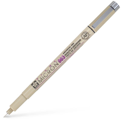 Sakura Pigma Micron Pen Black Single 0.03 | Reliance Fine Art |Technical Pens & Pencils