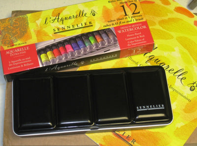 Sennelier Aquarelle Watercolour Tubes Of 12 | Reliance Fine Art |Paint SetsWatercolor PaintWatercolor Paint Sets