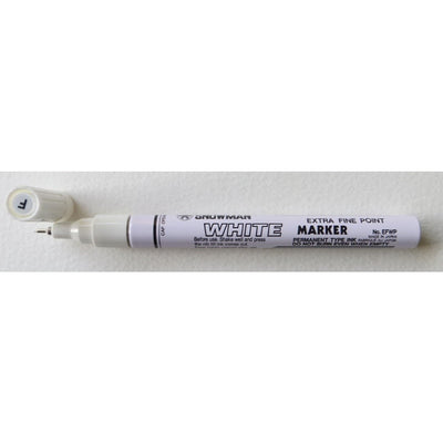 Snowman White Paint Marker Extra Fine (EFWP-12) | Reliance Fine Art |MarkersPaint Markers