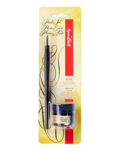 Speedball Calligraphy Pen and Ink Set, Black (94155) | Reliance Fine Art |Calligraphy & Lettering