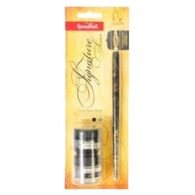 Speedball Calligraphy Pen and Ink Set, Gold & Black (94158) | Reliance Fine Art |Calligraphy & Lettering