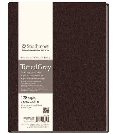 Strathmore Toned Gray Sketch 118gSM 21.6X27.9 Cm (P469-108-4) | Reliance Fine Art |Strathmore Watercolor Pads