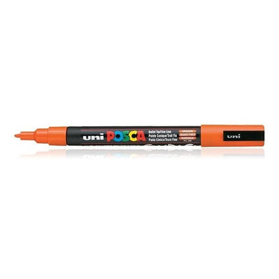 Uni Posca Marker Orange 0.9-1.3mm (12T) | Reliance Fine Art |MarkersPaint Markers