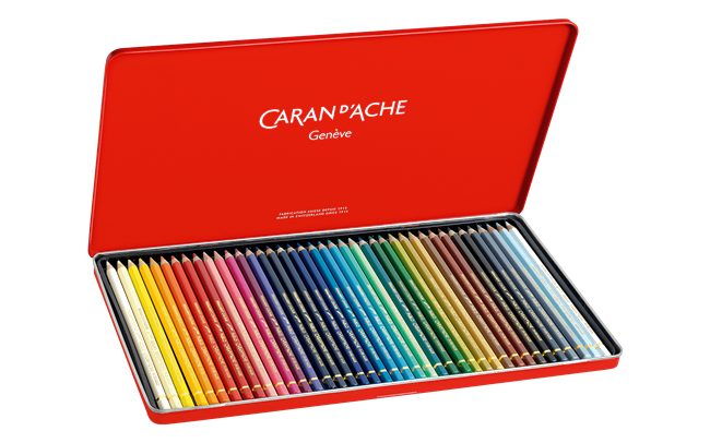 CaranD`ache Artist Pablo Pencils Set of 40 (666.340) | Reliance Fine Art |Sketching Pencils Sets