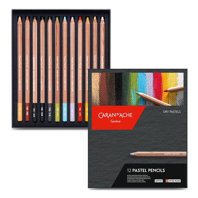 CaranD`ache Artist Pastel Pencils Set of 12 (788.312) | Reliance Fine Art |PastelsSketching Pencils Sets