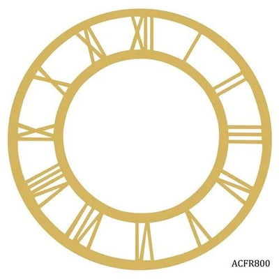 Acrylic Clock Frame Romen Nos Gold 12 Inch (ACFR120) | Reliance Fine Art |Moulds & Surfaces for Resin and Fluid ArtResin and Fluid Art