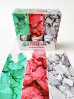 Alcohol Ink Pack 9 - Mint, Wine & Grey | Reliance Fine Art |Alcohol InkPaint Sets
