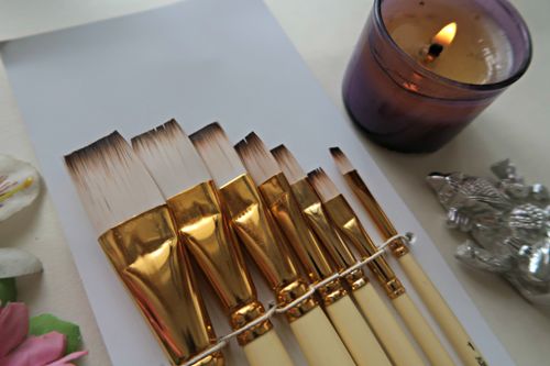 Artyshils Art Brush Set of 7 Flat | Reliance Fine Art |Brush Sets