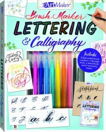 Brush Marker Lettering and Calligraphy Kit | Reliance Fine Art |