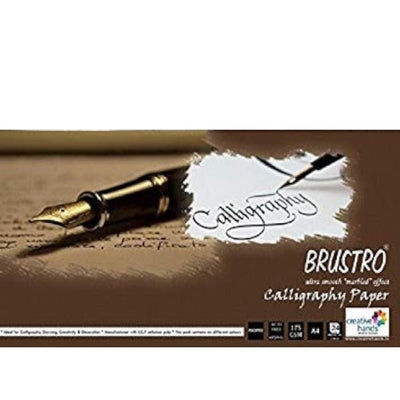 Brustro Calligraphy Paper A4 (24 Sheets) | Reliance Fine Art |A4 & A5Calligraphy & LetteringPaper Packs