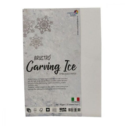 Brustro Carving Ice Embossed Paper | Reliance Fine Art |A4 & A5Paper PacksPaper Packs A3
