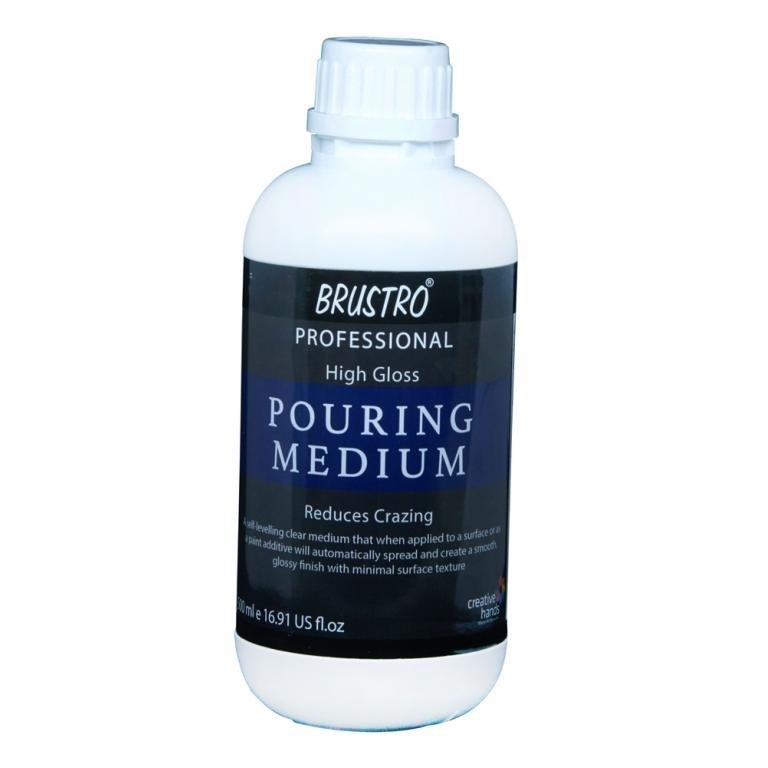 Brustro Pouring Medium 500 ML | Reliance Fine Art |Acrylic Mediums & VarnishesResin and Pouring Mediums & Sets
