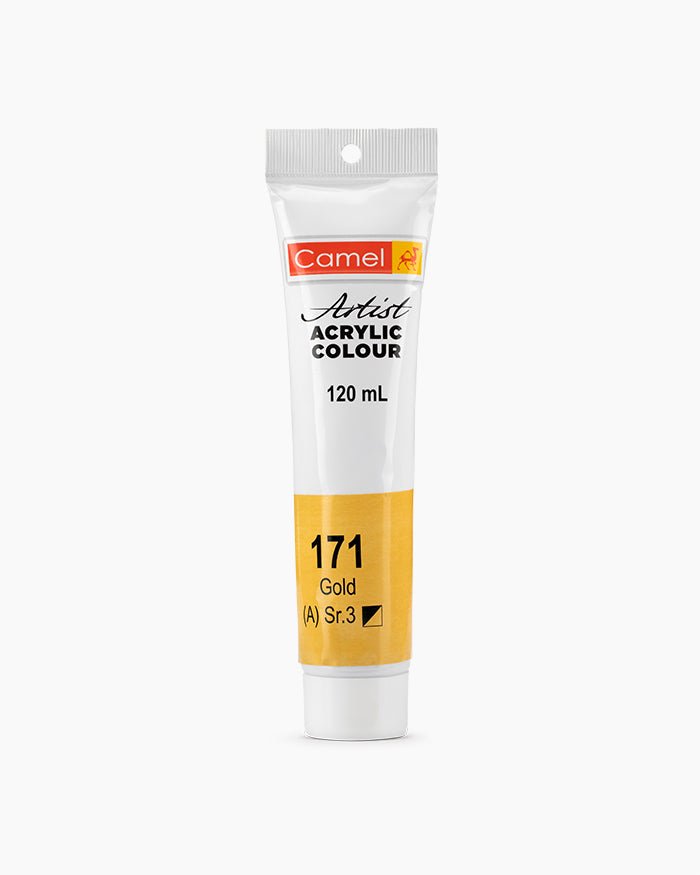 Camel Acrylic 120ml 171 Gold | Reliance Fine Art |Acrylic PaintsCamel Acrylic Paint 120 MLCamel Artist Acrylic Paint