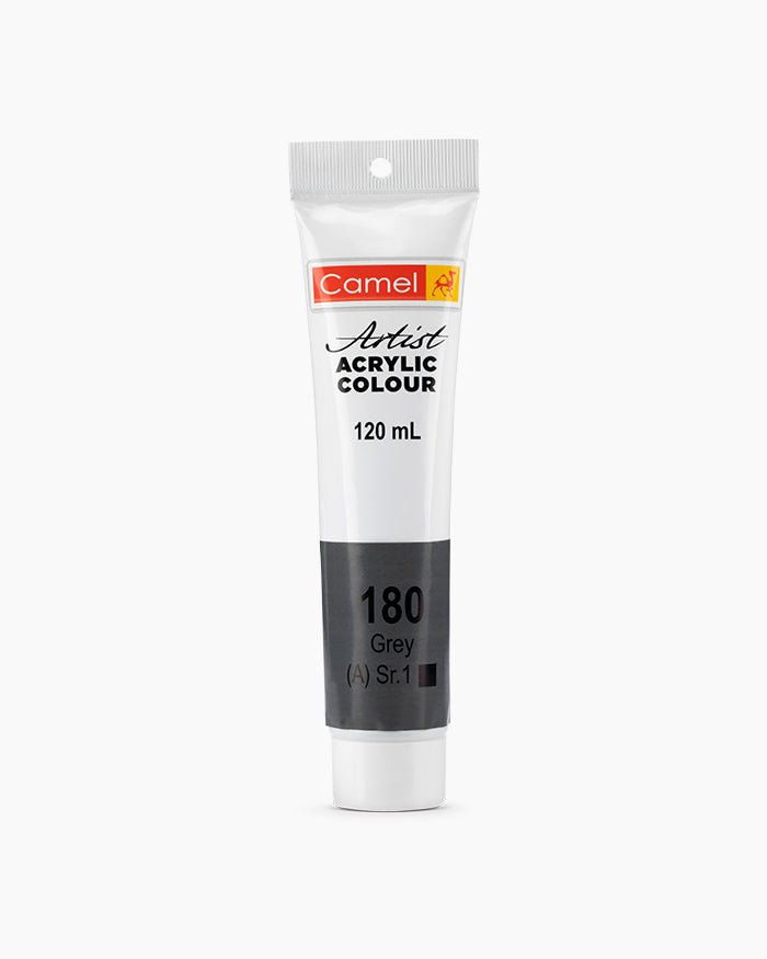 Camel Acrylic 120ml 180 Grey | Reliance Fine Art |Acrylic PaintsCamel Acrylic Paint 120 MLCamel Artist Acrylic Paint