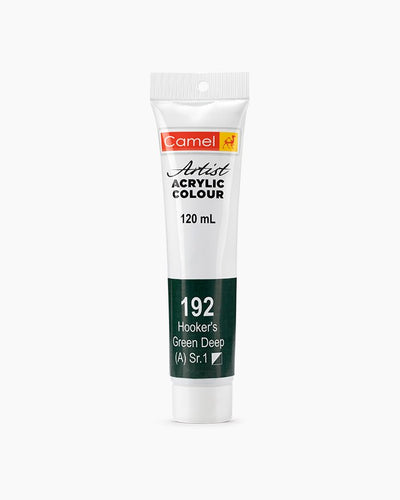 Camel Acrylic 120ml 192 Hooker Green Deep | Reliance Fine Art |Acrylic PaintsCamel Acrylic Paint 120 MLCamel Artist Acrylic Paint