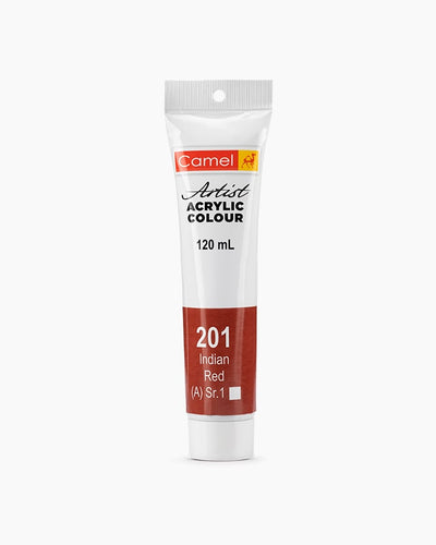 Camel Acrylic 120ml 201 Indian Red | Reliance Fine Art |Acrylic PaintsCamel Acrylic Paint 120 MLCamel Artist Acrylic Paint