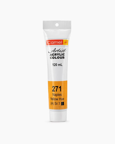 Camel Acrylic 120ml 271 Naples yellow hue | Reliance Fine Art |Acrylic PaintsCamel Acrylic Paint 120 MLCamel Artist Acrylic Paint