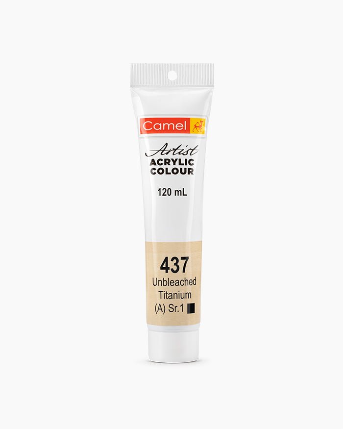 Camel Acrylic 120ml 437 Unbleached Titanium | Reliance Fine Art |Acrylic PaintsCamel Acrylic Paint 120 MLCamel Artist Acrylic Paint