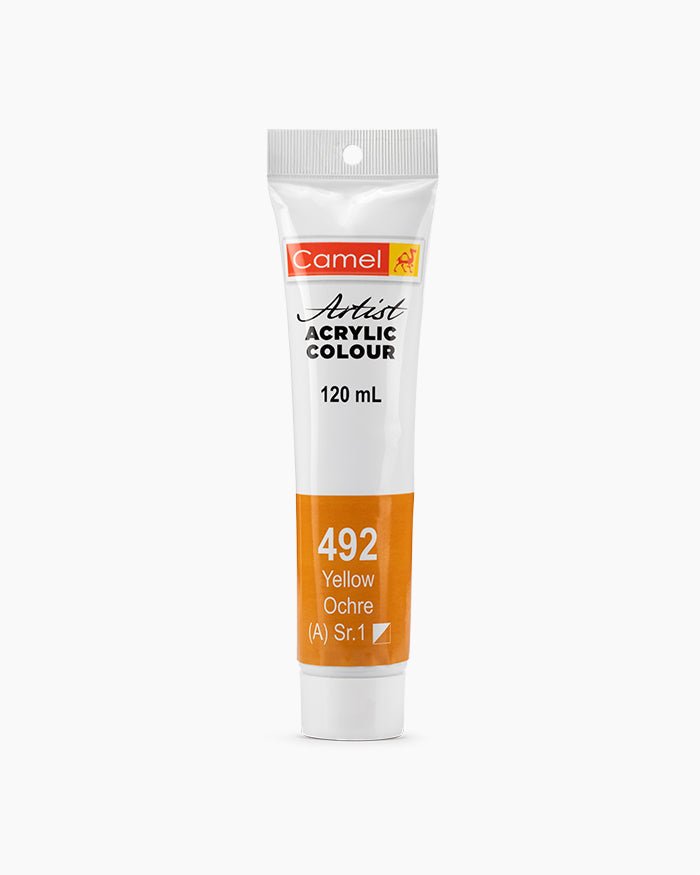 Camel Acrylic 120ml 492 Yellow Ochre | Reliance Fine Art |Acrylic PaintsCamel Acrylic Paint 120 MLCamel Artist Acrylic Paint