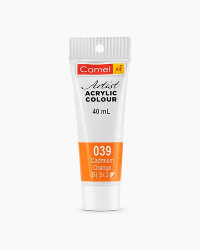 Camel Acrylic 40ml 039 Cadmium Orange | Reliance Fine Art |Acrylic PaintsCamel Acrylic Paint 40 MLCamel Artist Acrylic Paint