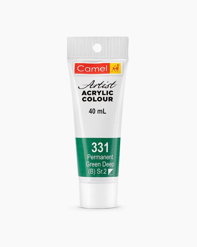 Camel Acrylic 40ml 331 Permanent Green Deep | Reliance Fine Art |Acrylic PaintsCamel Acrylic Paint 40 MLCamel Artist Acrylic Paint