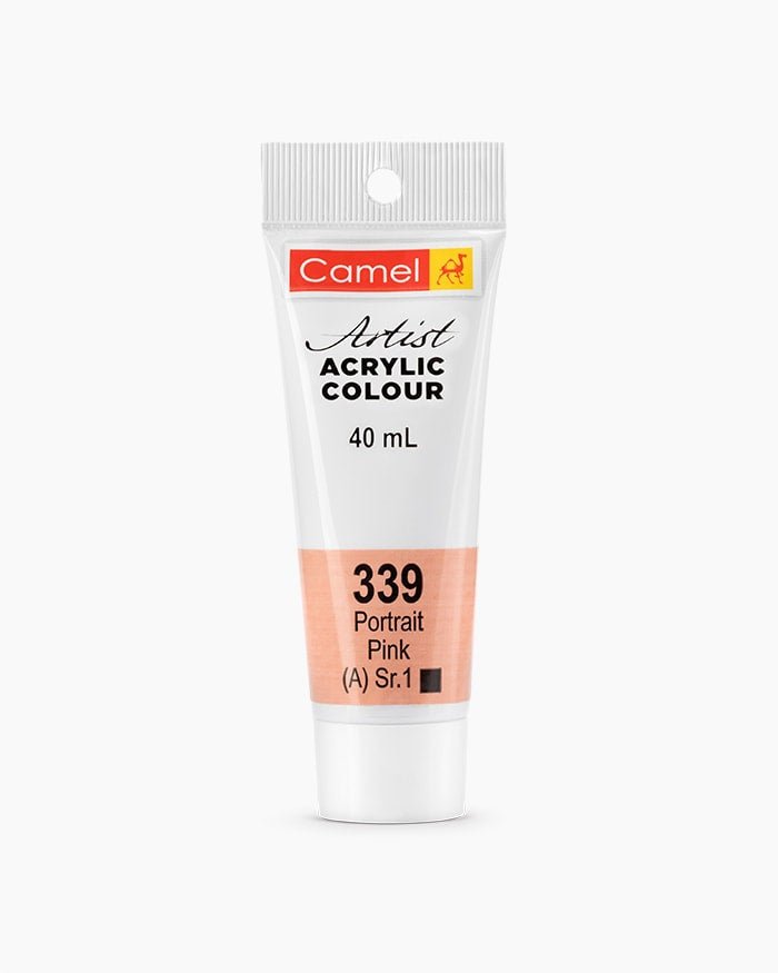 Camel Acrylic 40ml 339 Portrait Pink | Reliance Fine Art |Acrylic PaintsCamel Acrylic Paint 40 MLCamel Artist Acrylic Paint