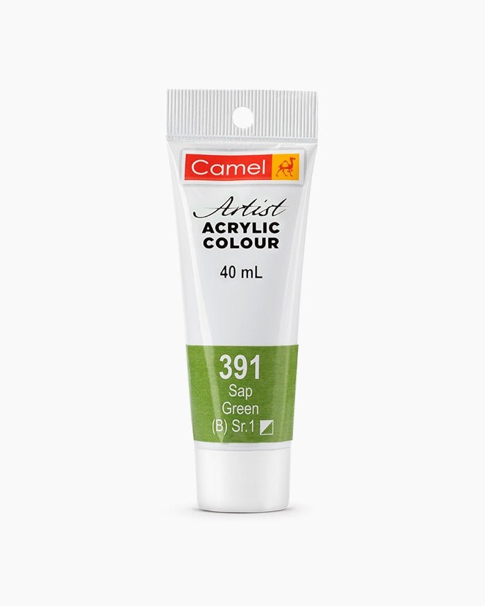 Camel Acrylic 40ml 391 Sap Green | Reliance Fine Art |Acrylic PaintsCamel Acrylic Paint 40 MLCamel Artist Acrylic Paint