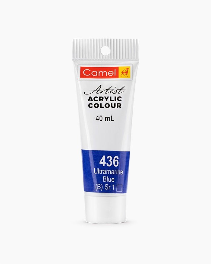 Camel Acrylic 40ml 436 Ultramarine Blue | Reliance Fine Art |Acrylic PaintsCamel Acrylic Paint 40 MLCamel Artist Acrylic Paint