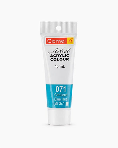 Camel Artist Acrylic 40ML 071 Cerulean Blue | Reliance Fine Art |Camel Artist Acrylic Paint