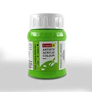 Camel Artist Acrylic Color 500ML Cadmium Green Pale Hue 036 | Reliance Fine Art |Camel Artist Acrylic Paint