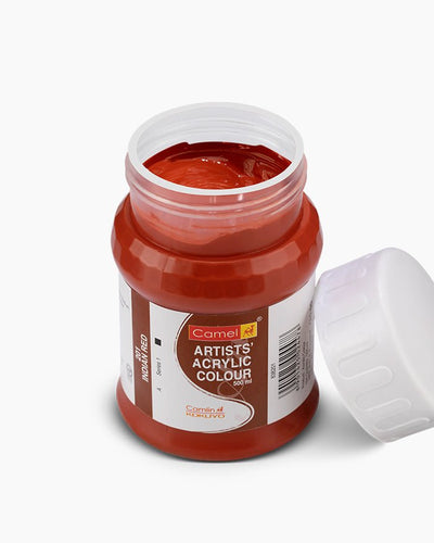 Camel Artist Acrylic Color 500ML Indian Red 201 | Reliance Fine Art |Acrylic PaintsCamel Acrylic Paint 500 MLCamel Artist Acrylic Paint