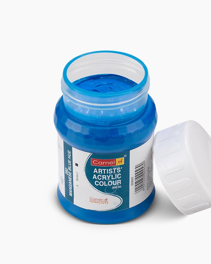 Camel Artist Acrylic Color 500ML Manganese Blue Hue 282 | Reliance Fine Art |Acrylic PaintsCamel Acrylic Paint 500 MLCamel Artist Acrylic Paint