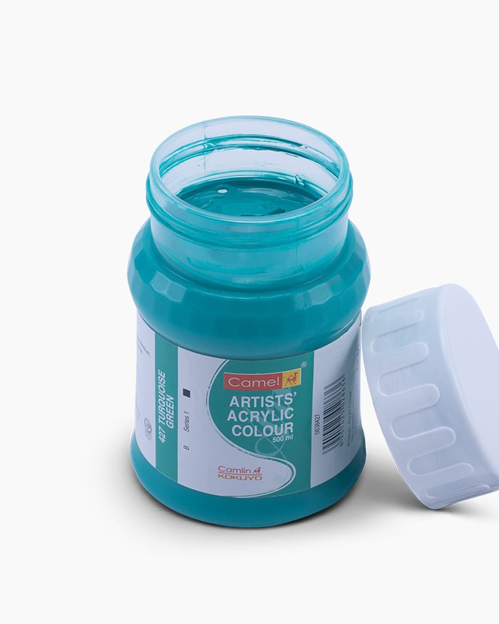 Camel Artist Acrylic Color 500ML Turquoise Green 427 | Reliance Fine Art |Acrylic PaintsCamel Acrylic Paint 500 MLCamel Artist Acrylic Paint