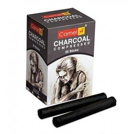 Camel Charcoal Compressed Stick Thick-20Sticks/05 | Reliance Fine Art |Charcoal & Graphite