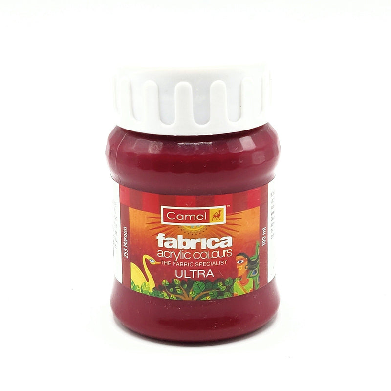 Camel Fabrica Acrylic Color 100ML Maroon (253) | Reliance Fine Art |Acrylic PaintsCamel Fabrica Acrylic PaintCamel Fabrica Acrylic Paint 100 ML