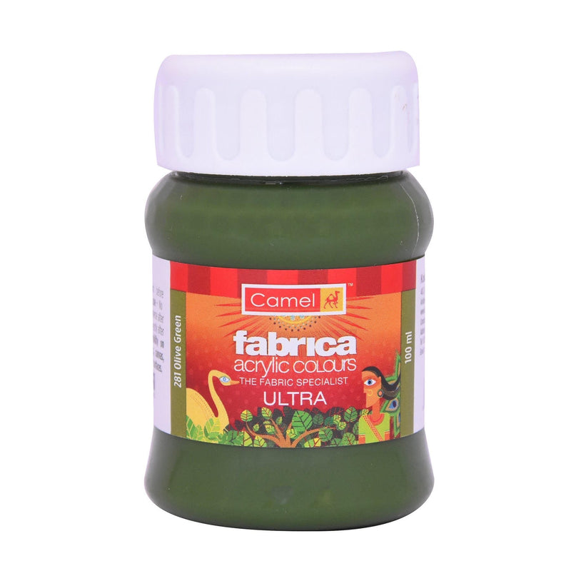Camel Fabrica Acrylic Color 100ML Olive Green (281) | Reliance Fine Art |Acrylic PaintsCamel Fabrica Acrylic PaintCamel Fabrica Acrylic Paint 100 ML